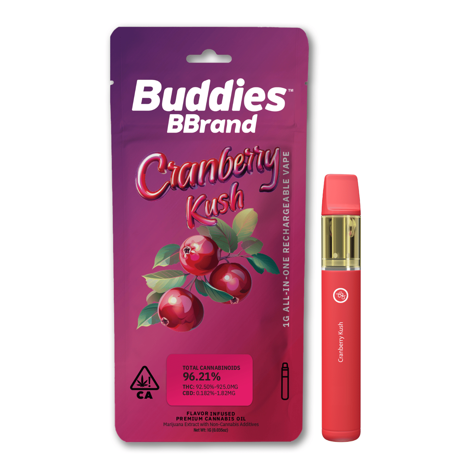 Buddies Brand: Cranberry Kush