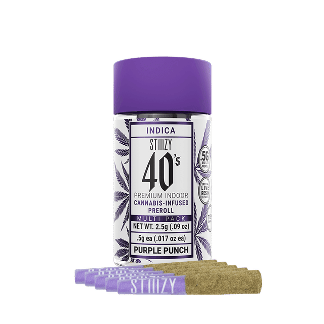 PURPLE PUNCH - 40s PREROLL MULTIPACK .5G