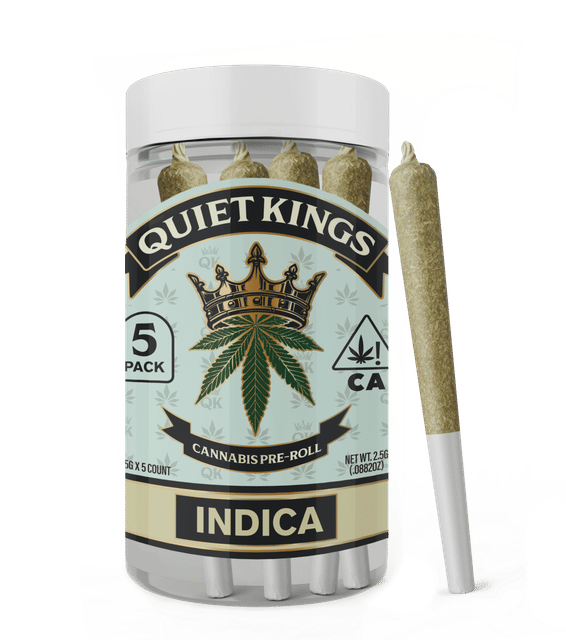 Alien Bubba 0.5g 5pk Prerolls - Indica (2.5g)