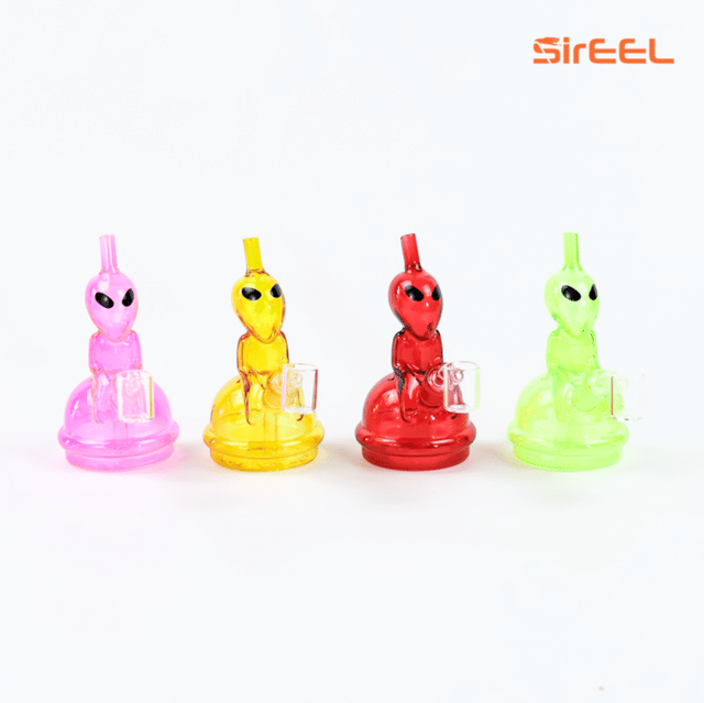 5.5" Modern Alien Rig with Banger - Assorted Colors - 5.5" Dab Rig