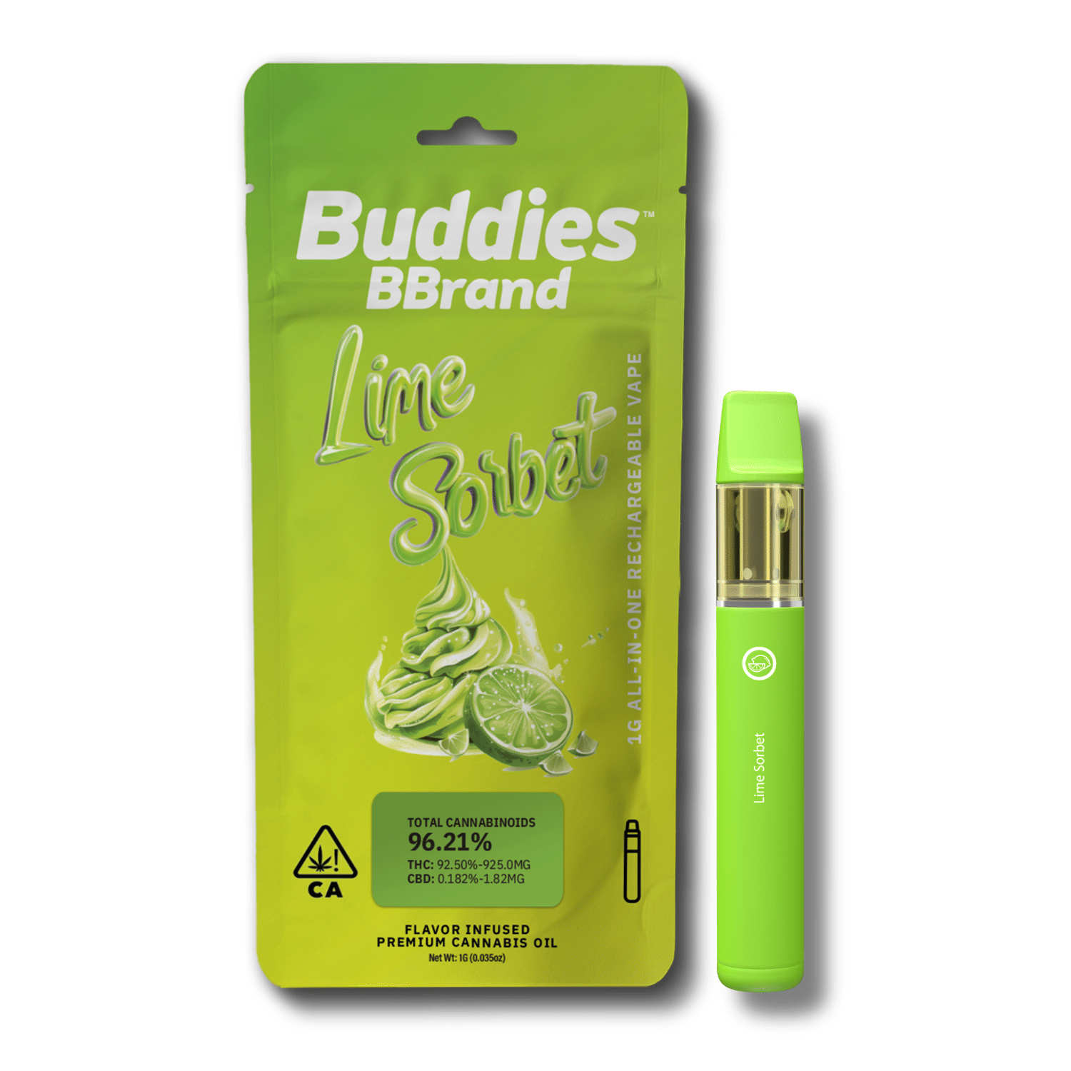 Buddies Brand: Lime Sorbet