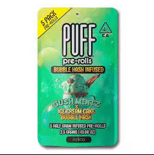 Gush Mintz x Ice Cream Cake 2.5g Hash-Infused 5 Pack - Infused PR Pack - Indica