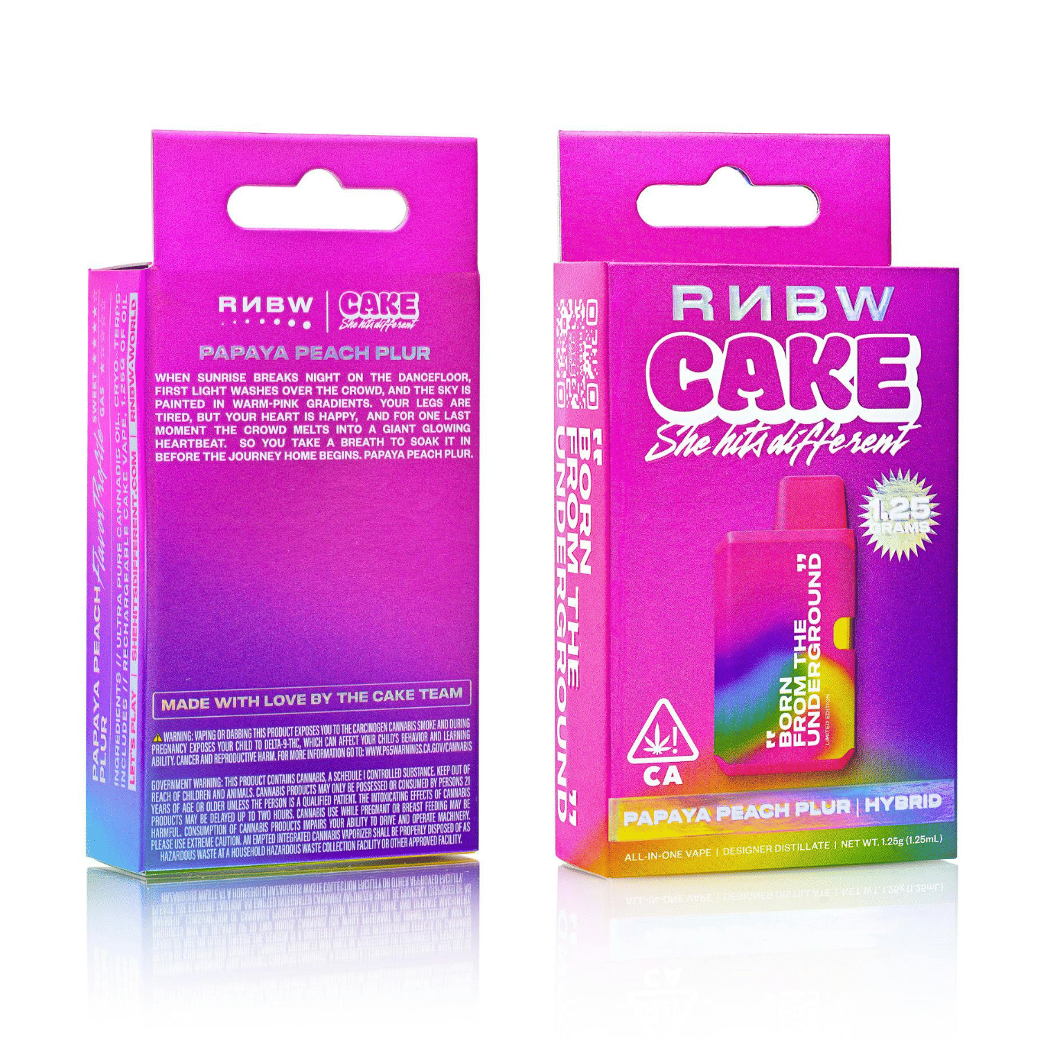 Cake CBD: Papaya Peach Plur