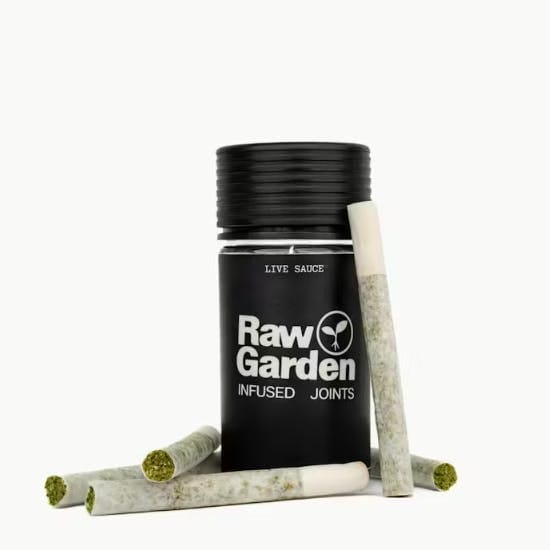 Raw Garden: Kush Crasher 5pk Live Sauce Infused Joints - 2.85g