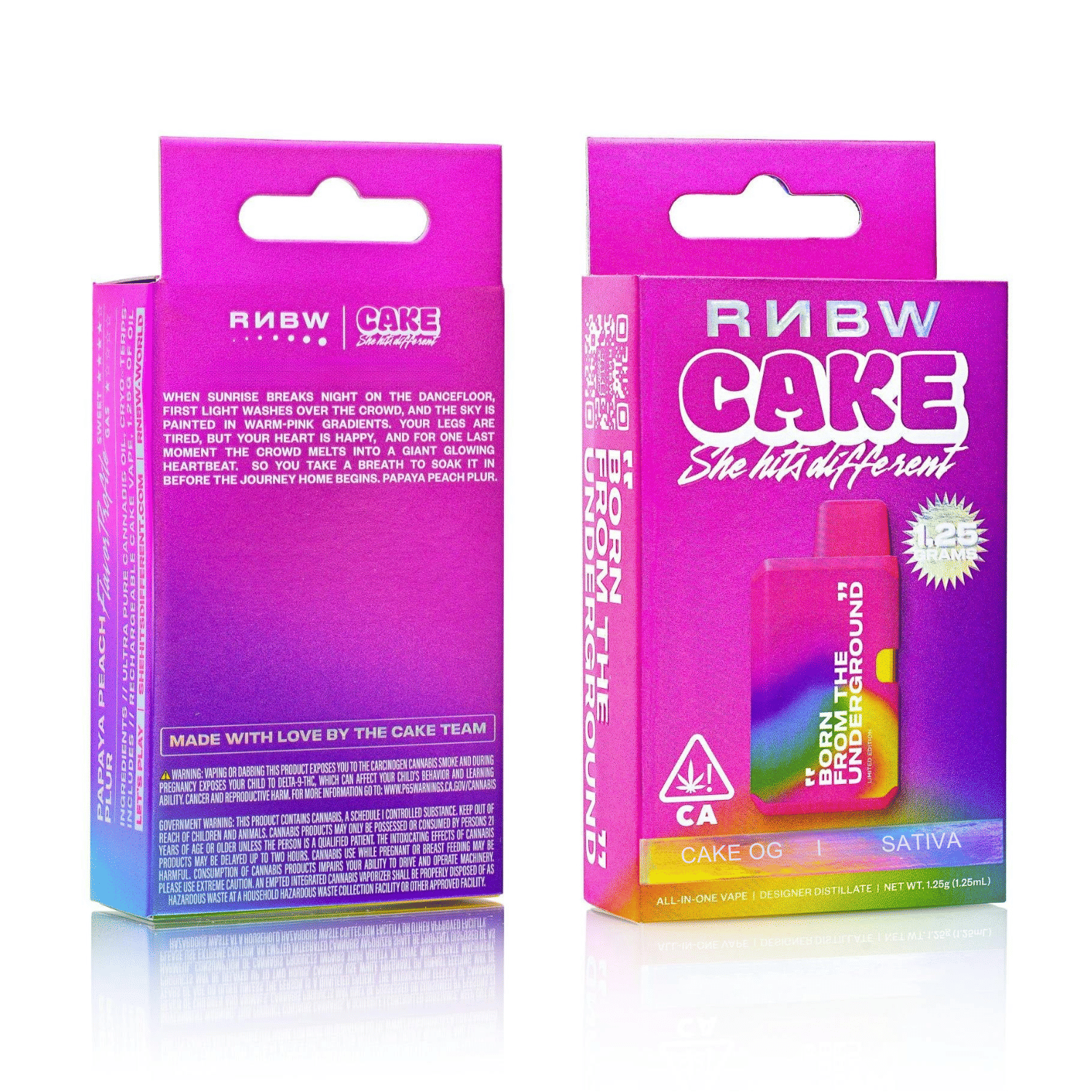 Cake CBD: Rnbw Cake OG Plur