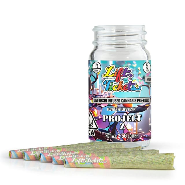 Project Z 0.5g 5pl Infused Pre Roll