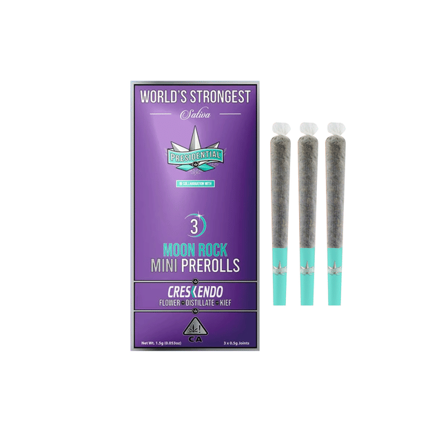 Crescendo (Presidential x THC Design) Pee-WeeMoon Rock Mini Pre Rolls - 1.5g