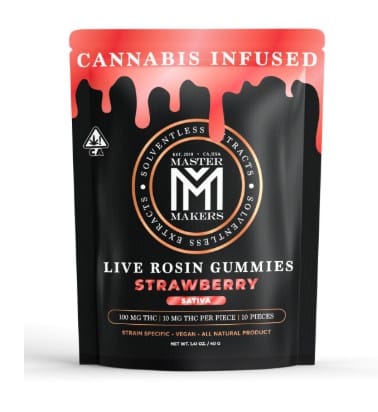 Strawberry | Live Rosin | Gummy -100mg