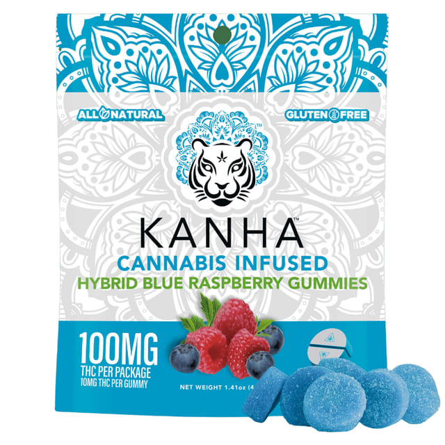 Blue Raspberry Classic - 100mg Gummies - Blue Raspberry 100mg (H)
