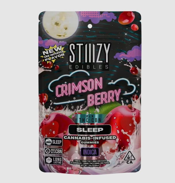 CRIMSON BERRY - 2:1 THC:CBN GUMMIES
