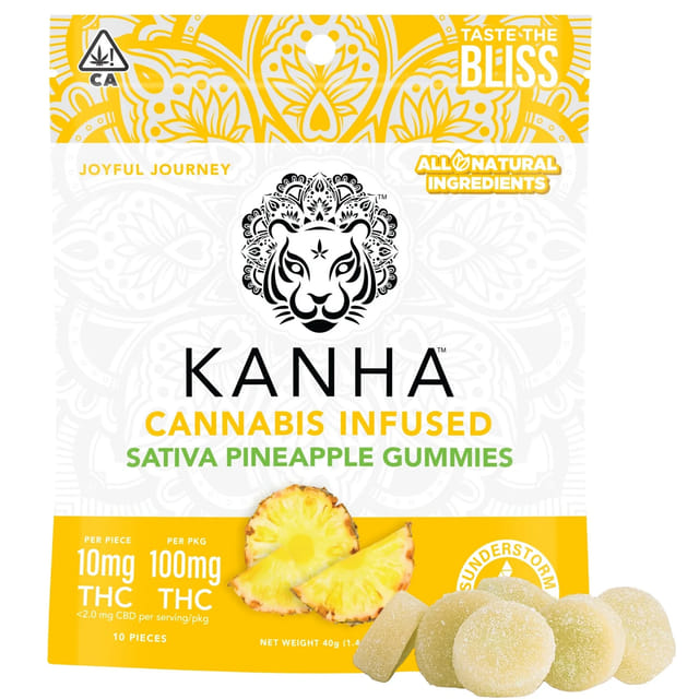 Pineapple Classic - 100mg Gummies - Pineapple 100mg (S)