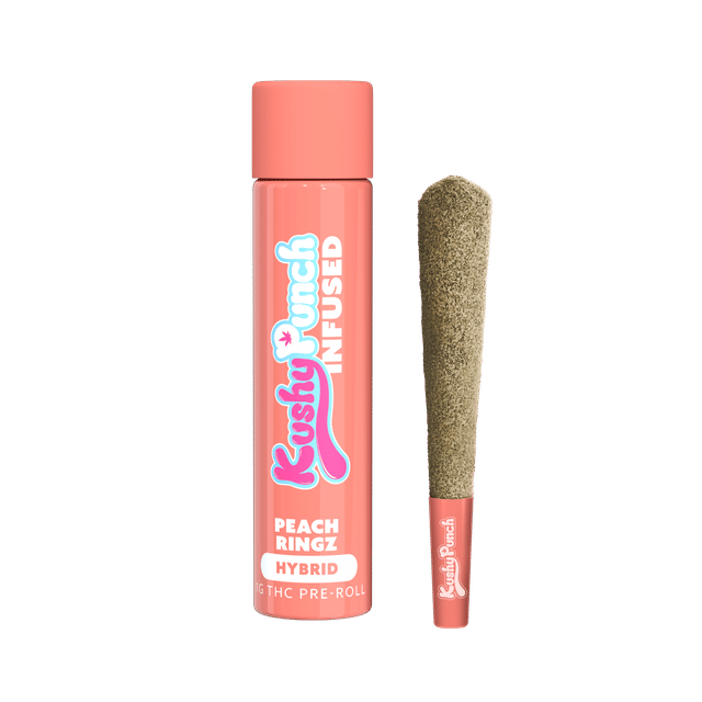 Peach Ringz 1g Infused Pre-roll