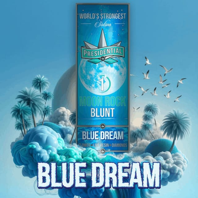 Blue Dream Moon Rock Blunt