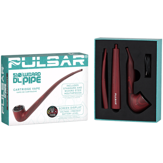 510 DL Wizard Pipe Vape - Mystic Mahogany