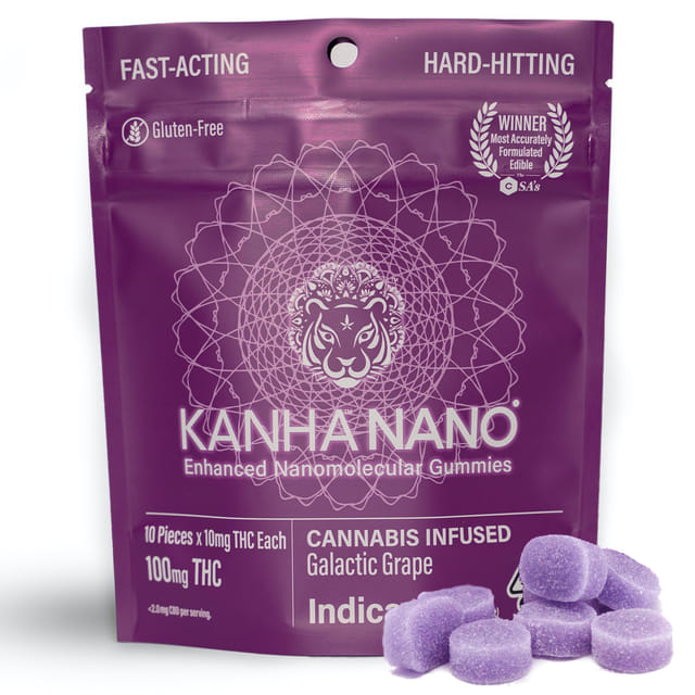 Galactic Grape NANO - 100mg Gummies - Galactic Grape (I)