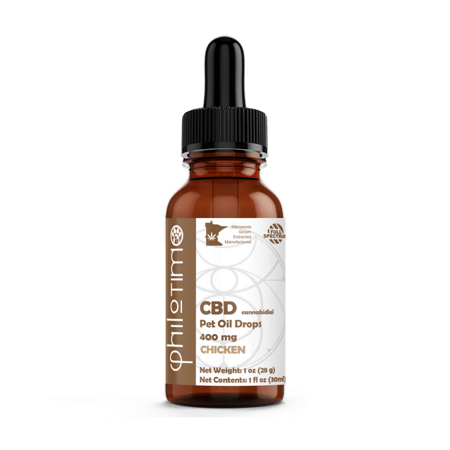 CBD Pet Oil Drops - Chicken Flavored