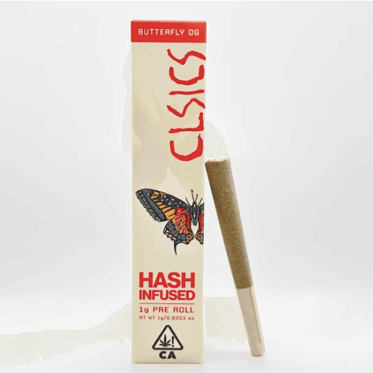 Butterfly OG (S) Hash Preroll - 1g - Butterfly OG (S)