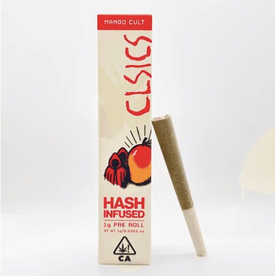 Mango Cult (S) Hash Preroll - 1g - Mango Cult (S)
