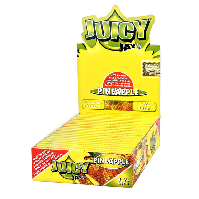 Pineapple - 1 1/4" Flavored Rolling Papers - Booklet