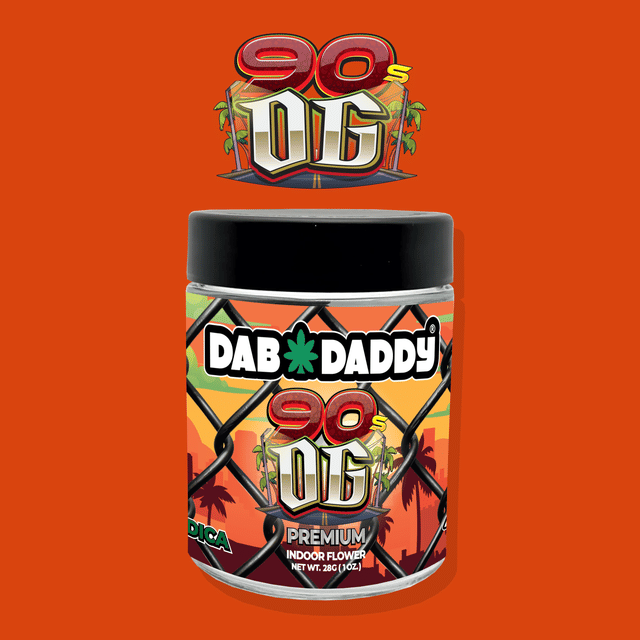 90's OG Flower Dab Daddy® 28g Premium Indoor Flower - 1 Ounce