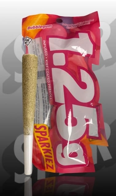 Sparkiez - Bubblegum Infused Pre-Roll 1.25g - Sparkiez - Bubblegum Infused Pre-Roll 1.25g