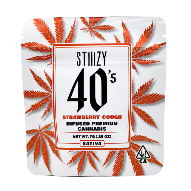 STRAWBERRY COUGH 40's INFUSED MYLAR 7G