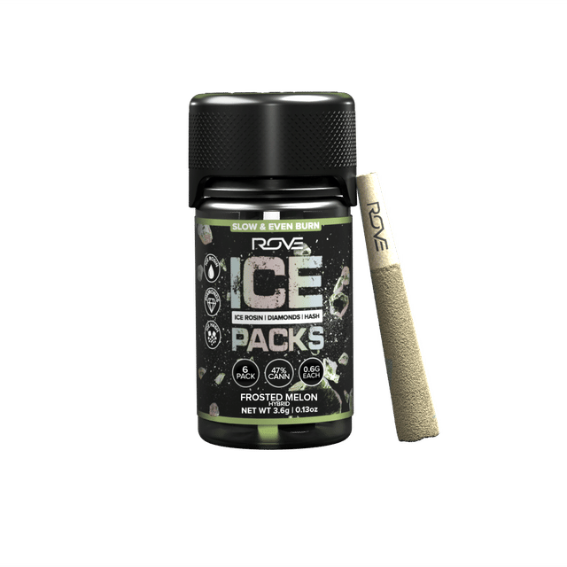 Frosted Melon 3.6g 6pk Infused Ice Packs Rosin, Hash, and Diamonds