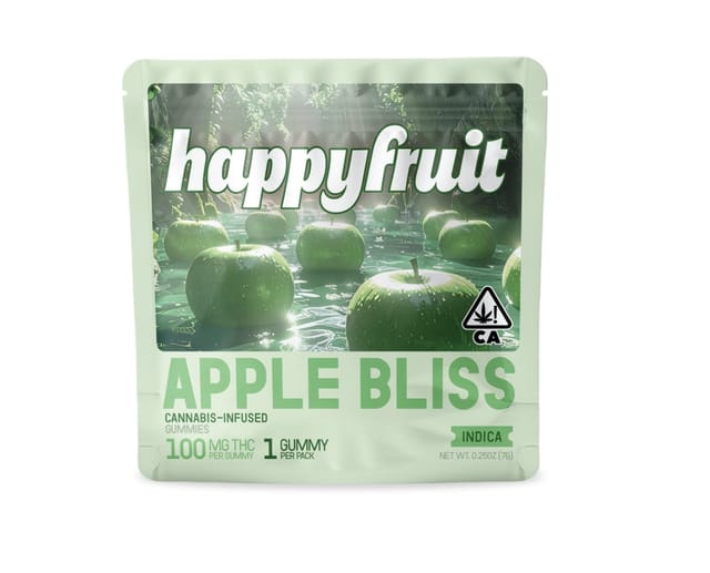 Apple Bliss (I) Distillate Gummy - 100mg - Apple Bliss (I) Distillate