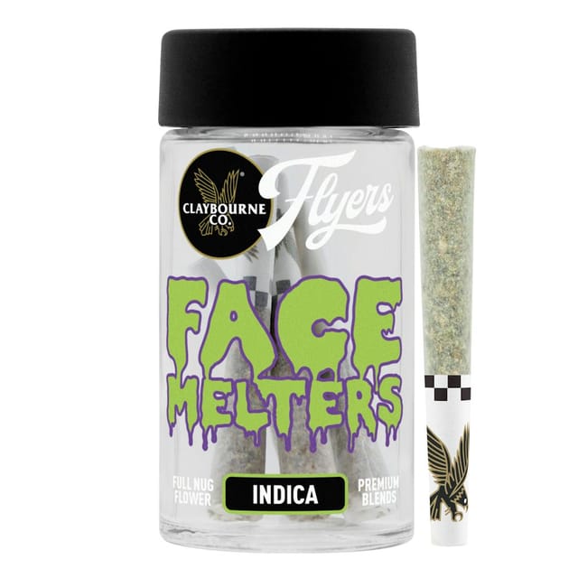Face Melters - .5g Pre-Rolls(7pk) - PR Pack - Indica