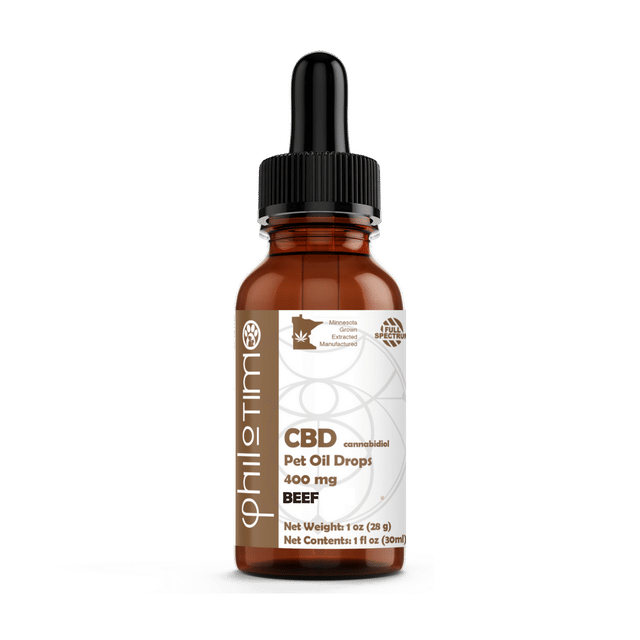CBD Pet Oil Drops - Beef Flavored