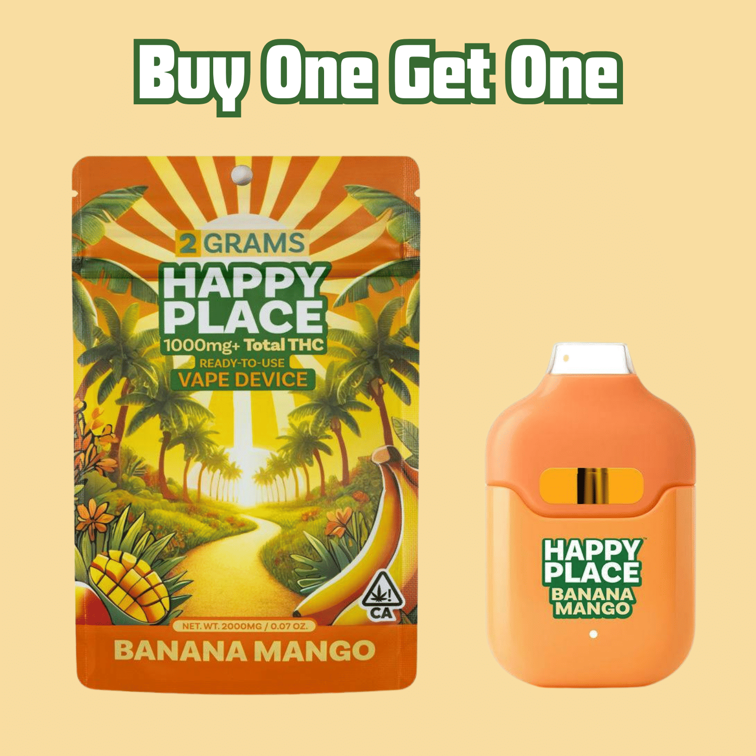 happy: Banana Mango