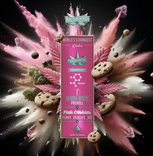 Presidential - Pre-Roll Pink Cookies Moonrock 1g - Presidential - Pre-Roll Pink Cookies Moonrock 1g