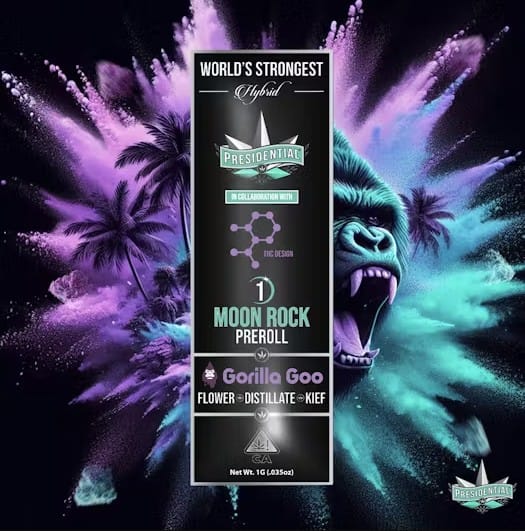 Presidential - Pre-Roll Gorilla Goo Moonrock 1g - Presidential - Pre-Roll Gorilla Goo Moonrock 1g