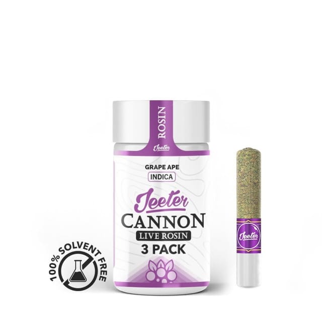 Grape Ape Cannon Live Rosin - 3 Pack