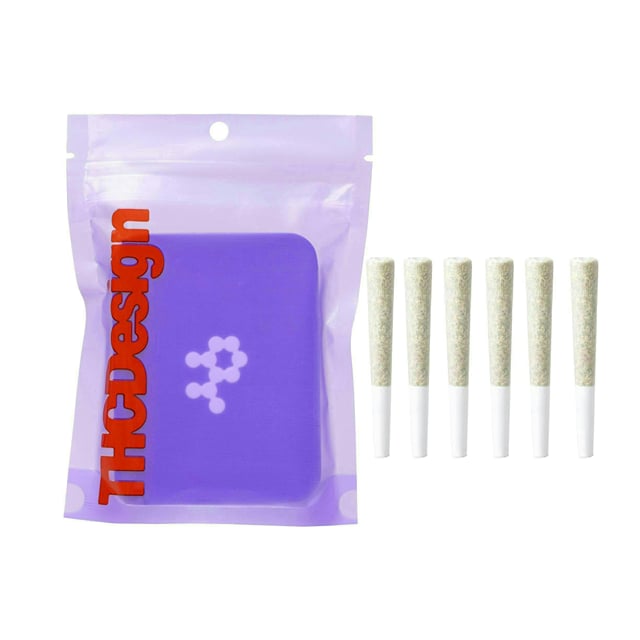 Blueberry Sugar | THC Design | Joints | 0.6g each | 6pk