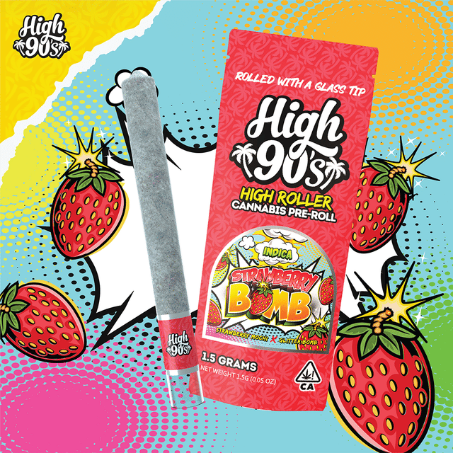 Strawberry Bomb - 1.5g Preroll - 1.5g PR - Indica