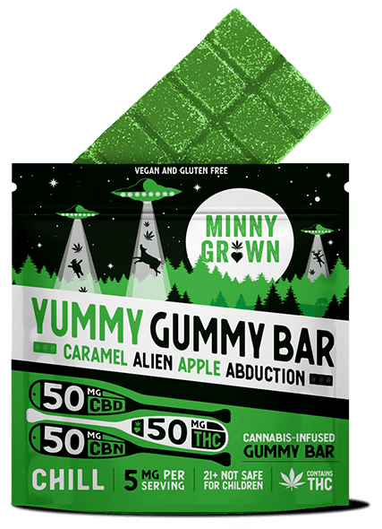 Caramel Apple Alien Abduction Gummy Bar - Single Bar