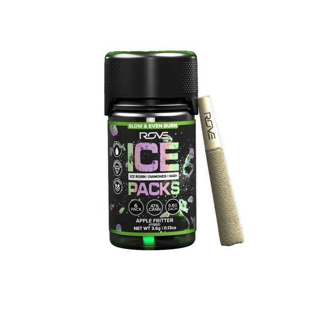 Apple Fritter - Hash Infused 6pk Pre Rolls - Apple Fritter (H)