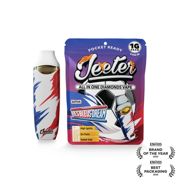 Les Bleus Dream (S) JEETER WORLD CUP 1g Diamonds AIO **B2G1 EVERYDAY** - Les Bleus Dream (S) Jeeter WC Diamonds AIO