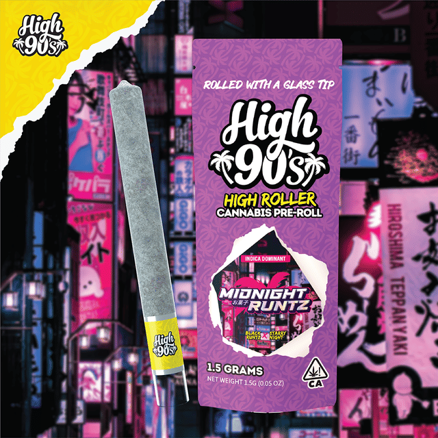 Midnight Runtz - 1.5g Preroll - 1.5g PR - Indica Dom