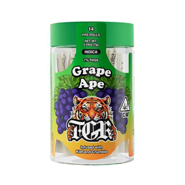 Grape Ape (I) 7g 14 Infused Pre-rolls *SPECIAL PRICING* - Grape Ape (I)