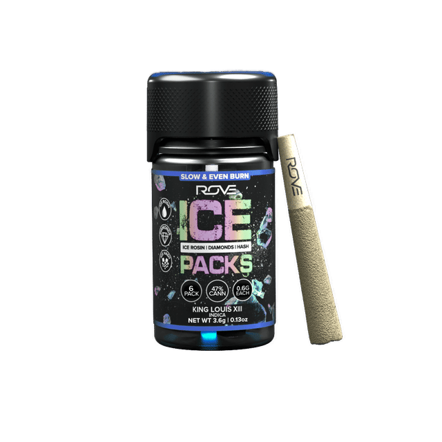 King Louis XIII 3.6g 6pk Infused Ice Packs Rosin, Hash, and Diamonds