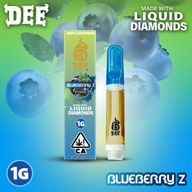 Blueberry Z (H) 1g Cartridge Liquid Diamonds **SPECIAL PRICING** - Blueberry Z