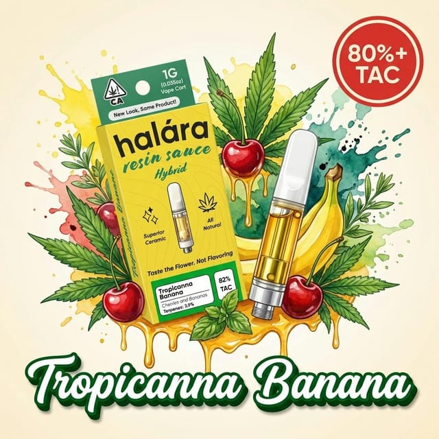 Tropicanna Banana (H) - 1g Live Resin Cart - Tropicanna Banana (H)