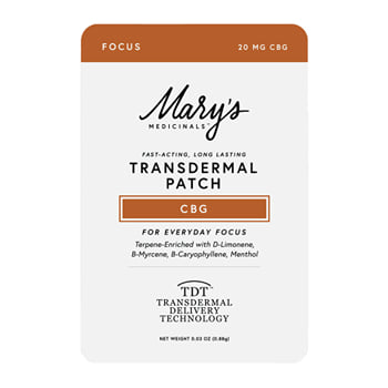 Focus Transdermal Patch - CBG - CBG Focus Patch