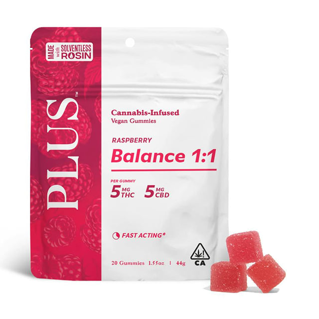 Raspberry 1:1 (CBD:THC) Gummies *SPECIAL PRICING* - Raspberry 1:1