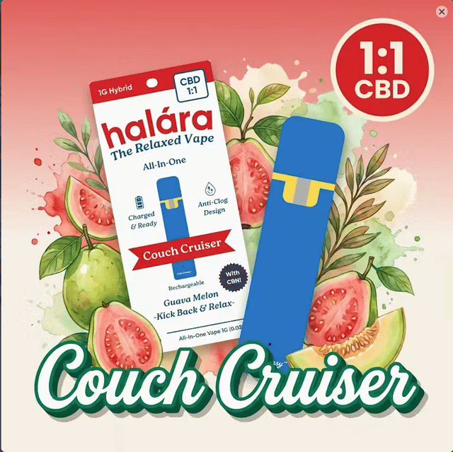 Guava Melon 1:1 CBD - 1g AIO - Guava Melon CBD