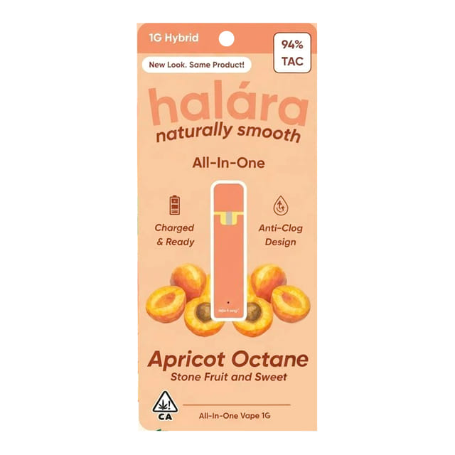 Apricot Octane (H) - HIGH THC AIO 1G - Apricot Octane (H)