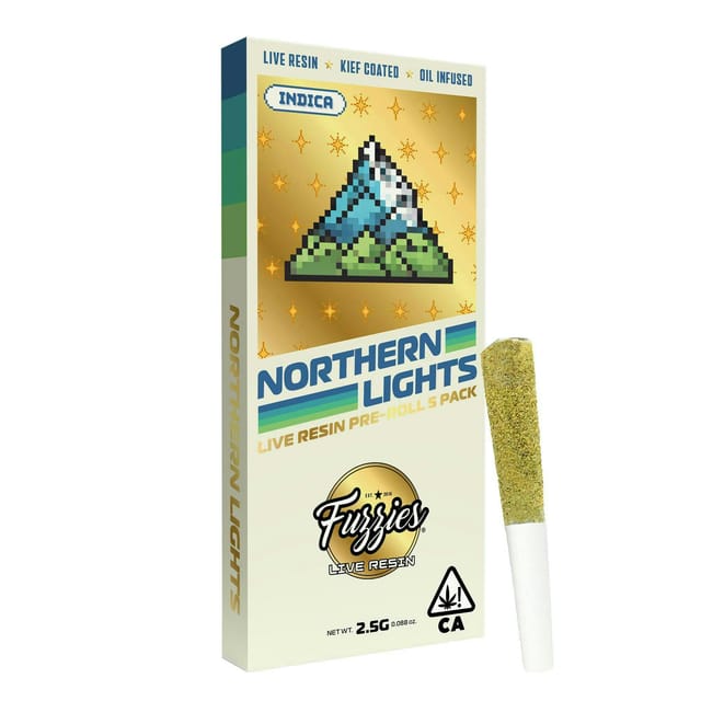 Northern Lights .5g 5pk Live Resin Pre-Rolls
