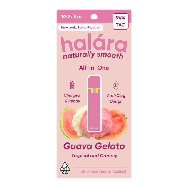 Guava Gelato (S) - HIGH THC AIO 1G - Guava Gelato(S)